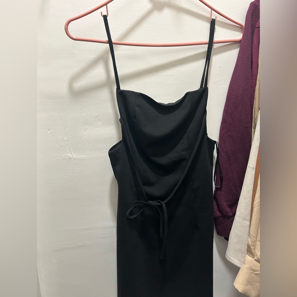 Open back dress